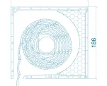 Caixa de persiana RolaPlus 200x186