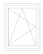 Diagrama C folha oscilobatente